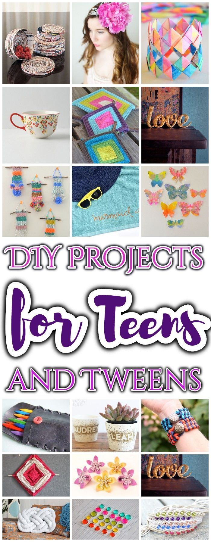17 diy projects For Teen Girls crafts ideas