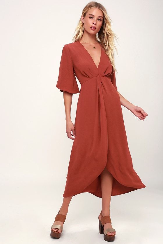 My Type Rust Red Midi Dress -   17 dress Midi formatura ideas