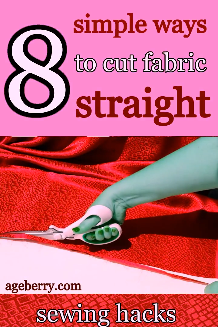 How to cut fabric perfectly straight / sewing hacks -   17 fabric crafts Videos clothes ideas
