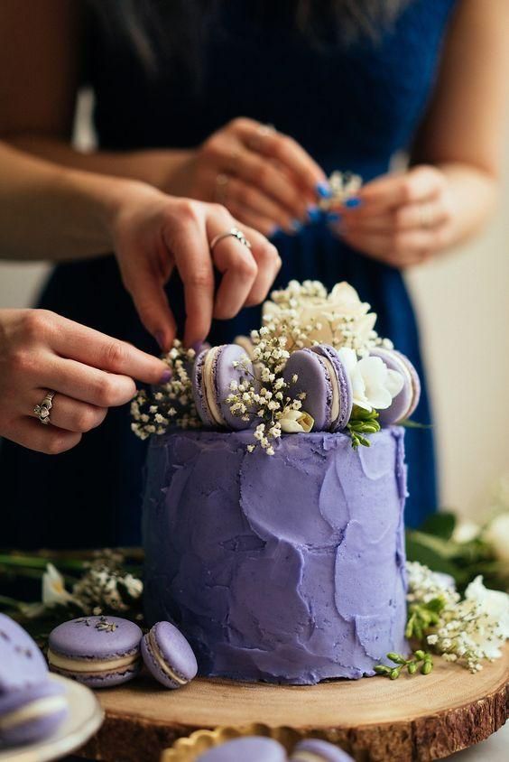Colorful Wedding Party---Purple Wedding, Part 16 -   17 gourmet cake Flavors ideas
