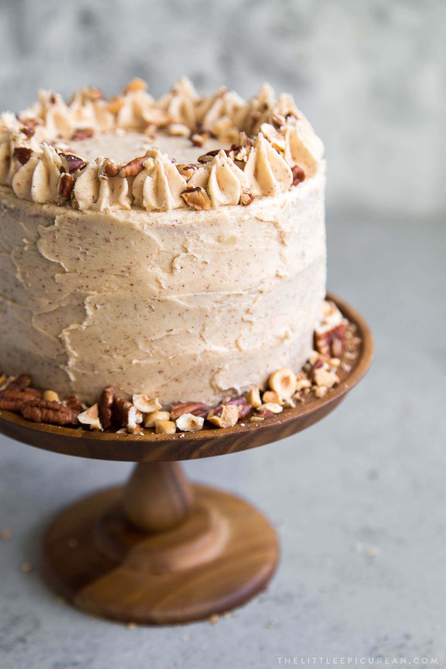 Nutty Espresso Cake with Brown Butter Frosting -   17 gourmet cake Flavors ideas
