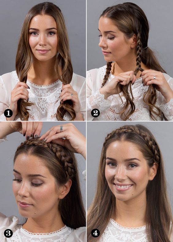 62 Easy Hairstyles Step by Step DIY -   17 hairstyles For Girls diy ideas