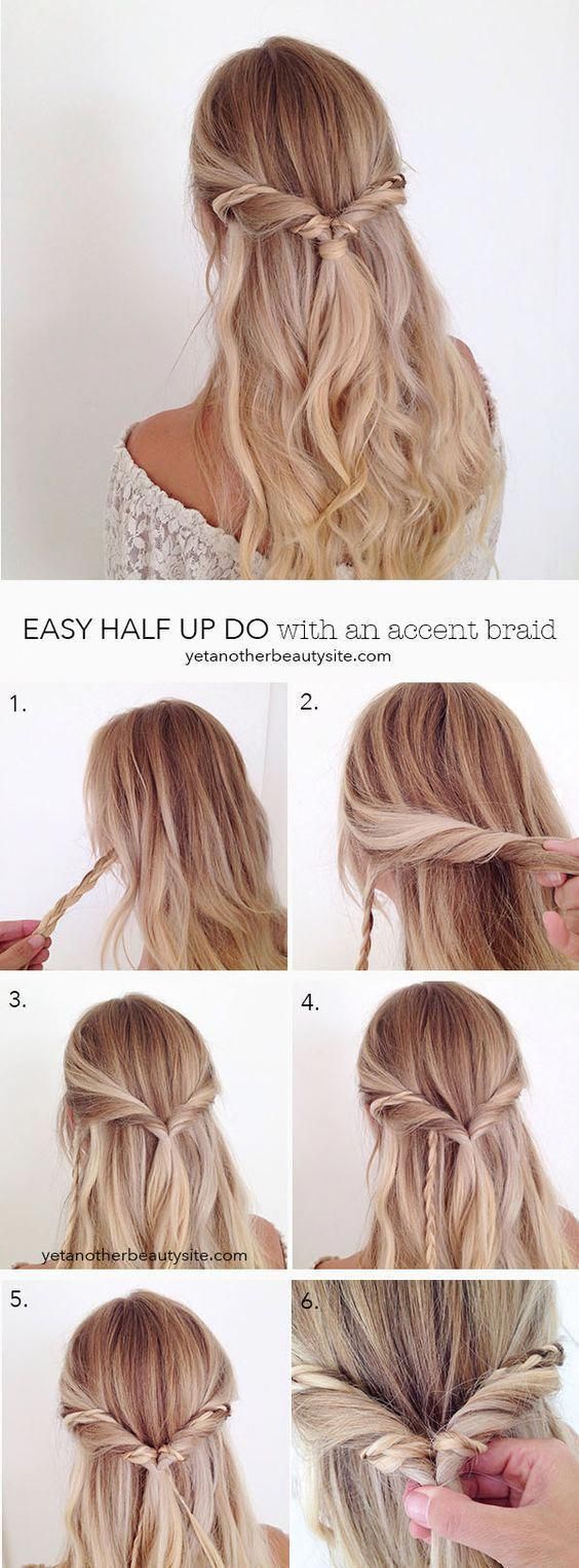 15 Easy Prom Hairstyles for Long Hair You Can DIY At Home -   17 hairstyles For Girls diy ideas