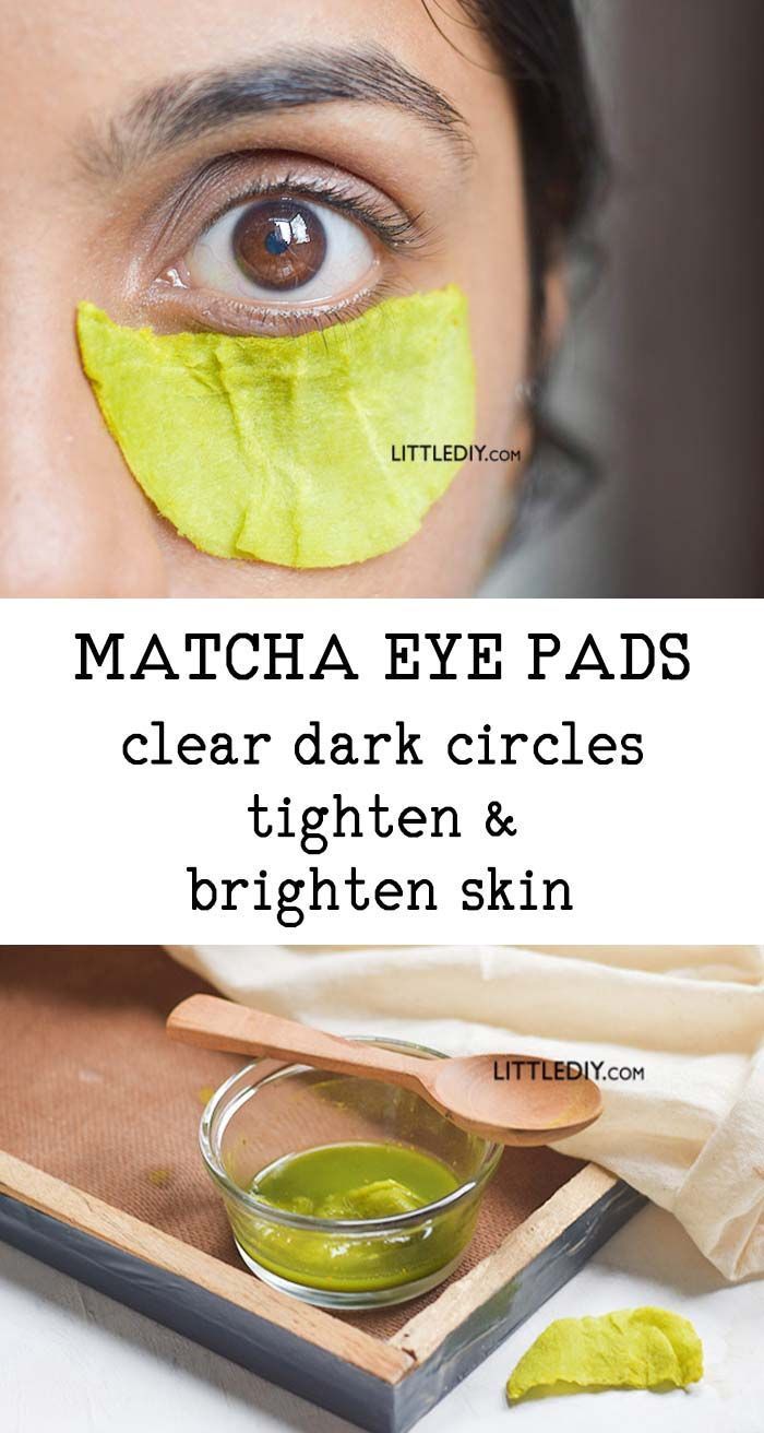 Matcha Under Eye Pads For Dark Circles -   17 skin care Beauty eye creams ideas