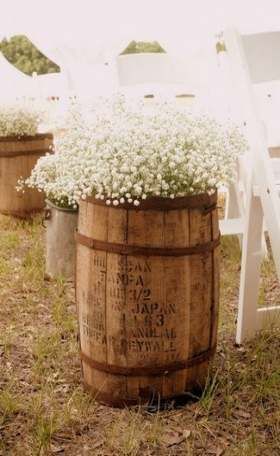 Wedding barn aisle wine barrels 40 Super ideas -   17 wedding Barn diy ideas