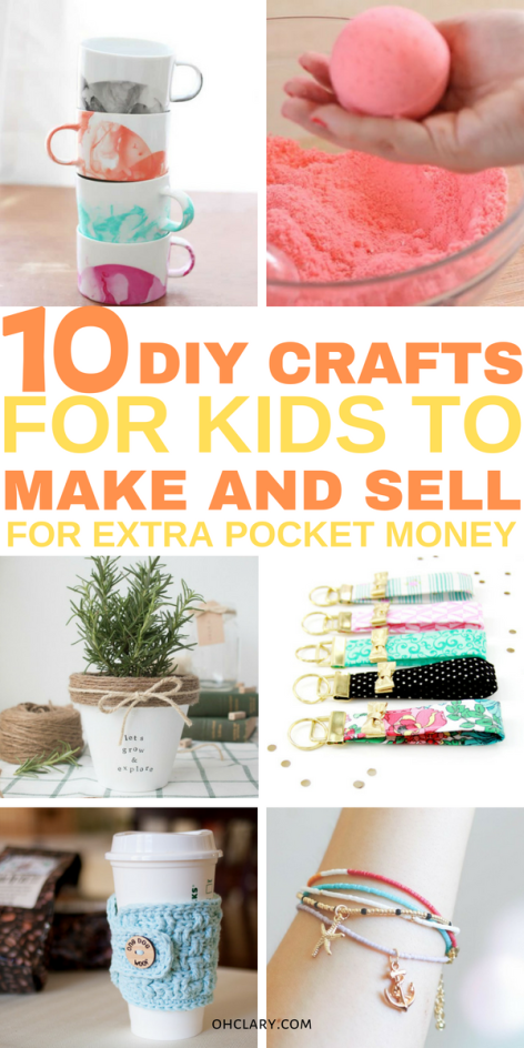 10 Crafts For Kids To Sell For Profit That Are Super Easy To Do -   18 diy projects Useful creative ideas