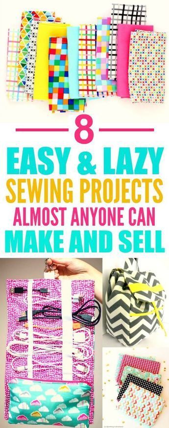 8 Easy and Lazy Crafts You Can Make and Sell -   18 fabric crafts Easy gifts ideas