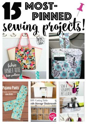 15 Sewing Projects with the Most Pins (& re-pins!) -   18 fabric crafts Easy gifts ideas