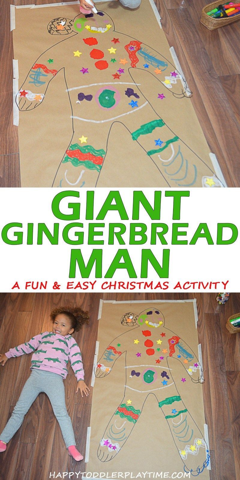 Giant Gingerbread Man -   18 holiday Activities christmas ideas