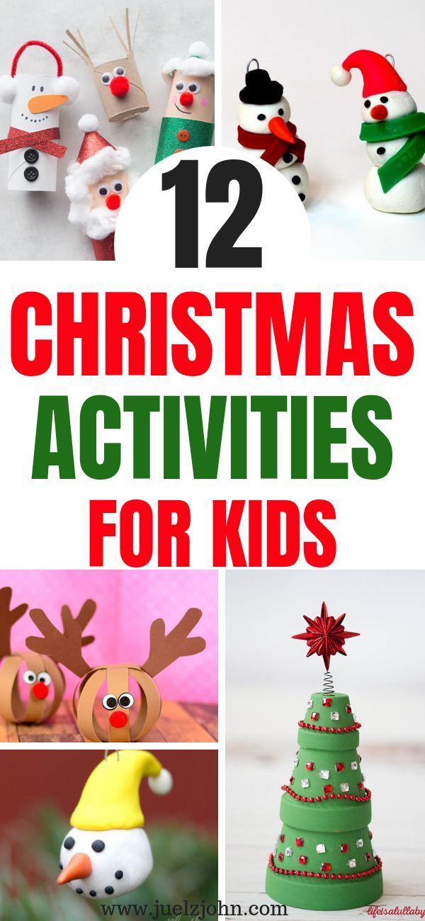 Super Easy Christmas Crafts For Kids To Make. -   18 holiday Activities christmas ideas