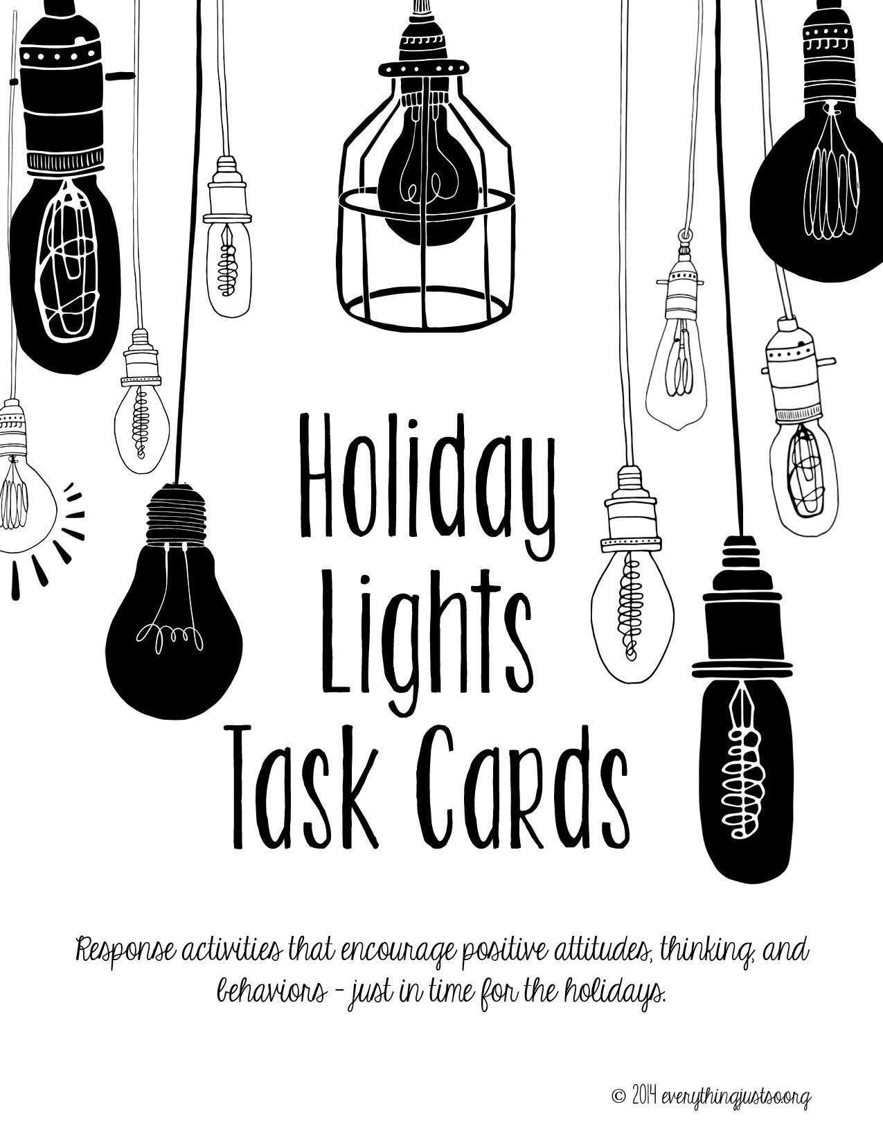 Holiday Lights Task Cards | Holiday Writing Prompts | Holiday Writing Activities -   18 tulisan holiday Tumblr ideas