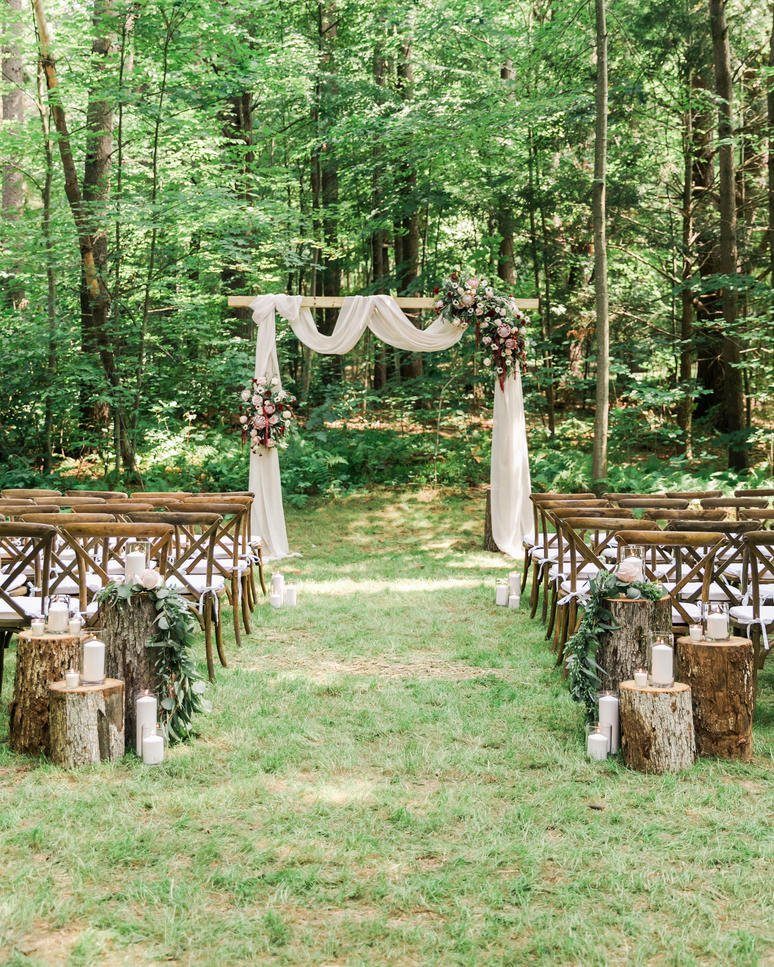 An Intimate Wedding at the Bride's Family Home in Massachusetts -   19 backyard wedding ideas