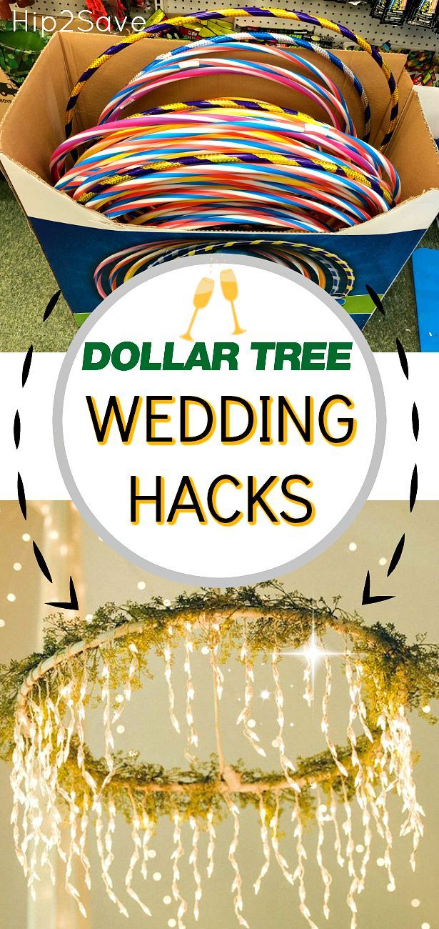 5 BRILLIANT Wedding Day Hacks Using Dollar Tree Items -   19 backyard wedding ideas