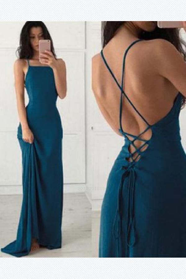 Discount Outstanding Backless Prom Dresses, A-Line Evening Dresses, Evening Dresses Chiffon, Prom Dresses 2019 -   19 evening dress 2018 ideas