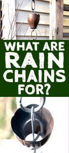 The What, Why, Where and How of Rain Chains -   19 garden design DIY rain chains ideas