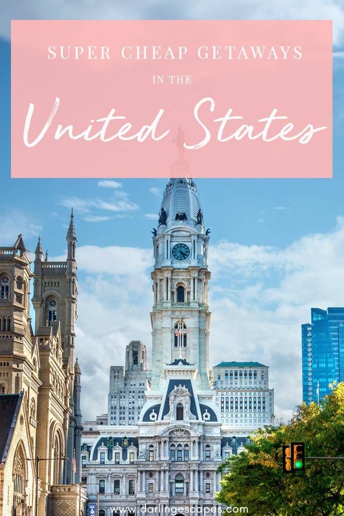 7 Super Cheap Places to Travel in the U.S. -   19 travel destinations USA weekend getaways ideas