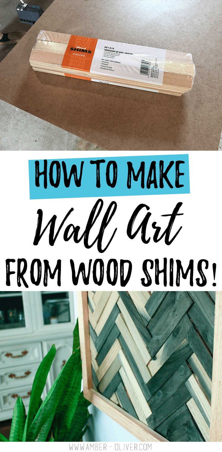 DIY Wall Art - Cheap and Easy Wall Art Using Wood Shims -   20 diy projects For Mom wall art ideas