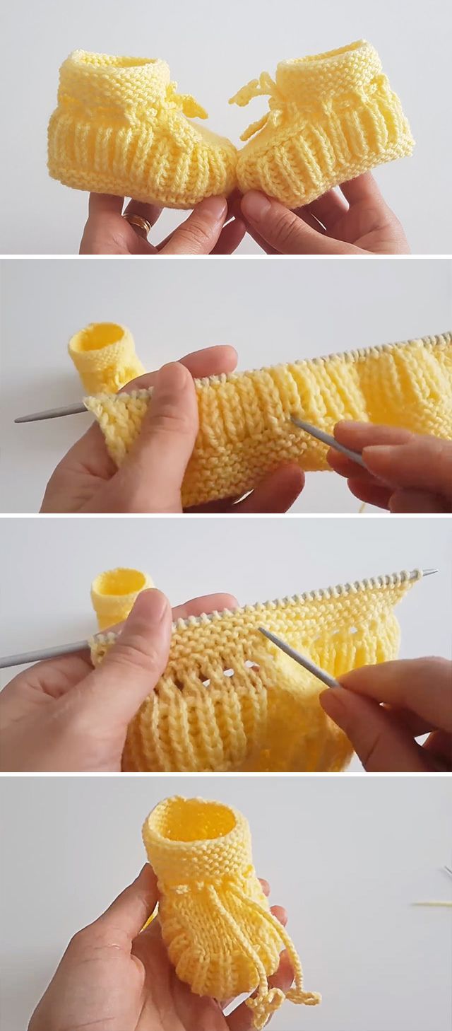 How To Easily Knit Baby Booties -   20 knitting and crochet baby booties ideas