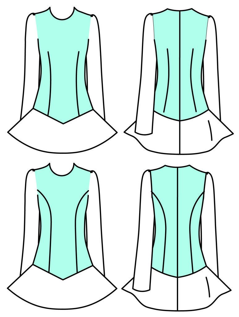 Solo Dress Pattern (3rd Edition) -   5 dress Dance dancers ideas