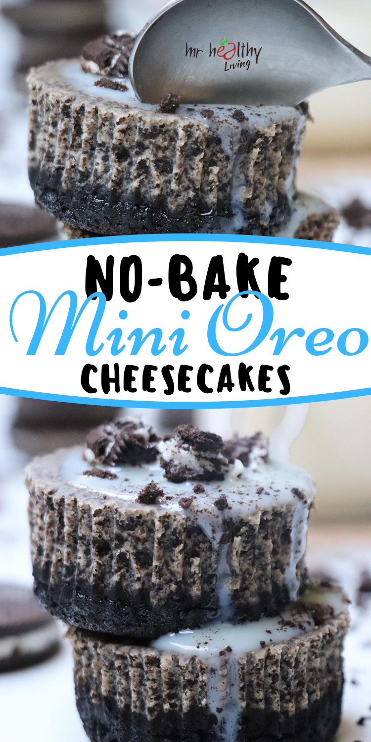 NO-BAKE MINI OREO CHEESECAKES -   8 desserts Oreo cheesecake ideas