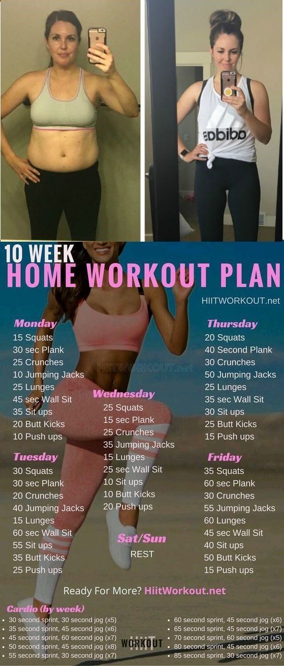 The 10 Week No-Gym Home Workout Plans -   8 fitness At Home losing weight ideas