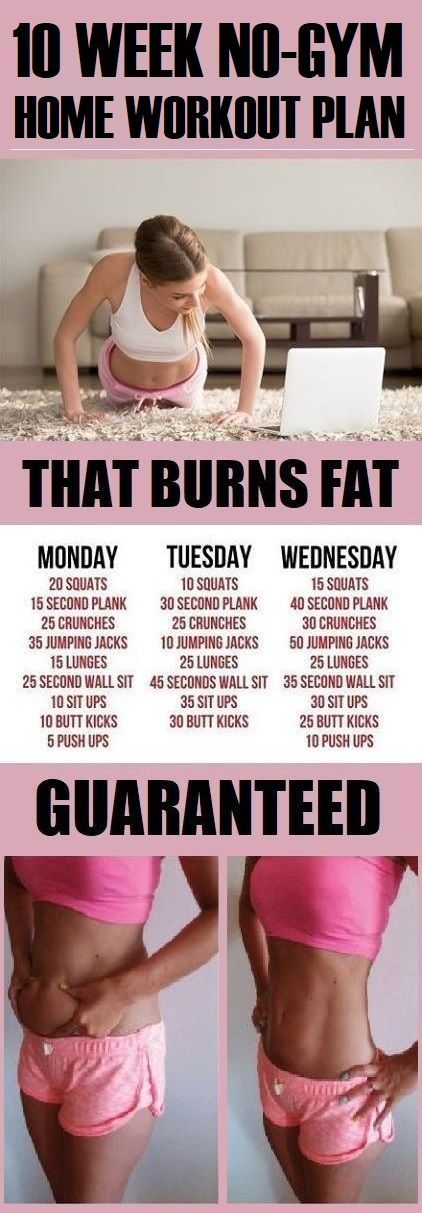 10 Week No-Gym Home Workout Plan That Burns Fat Guaranteed -   8 fitness At Home losing weight ideas