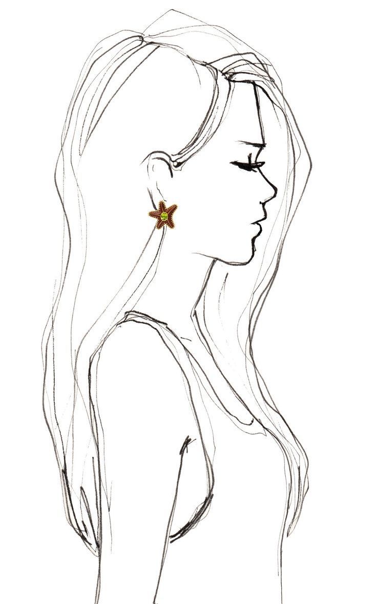 Drawing Hairstyles For Your Characters -   8 hairstyles Drawing profile ideas