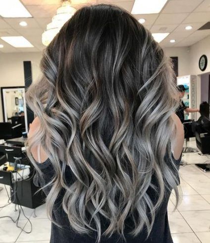 Hair Balayage Black Grey Ash Blonde 42+ Ideas For 2019 -   10 hair Balayage cenizo ideas
