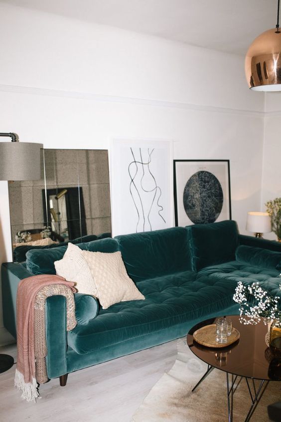 Velvet Furniture Inspirations // Living Room -   10 home accessories Living Room inspiration ideas
