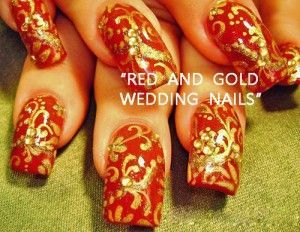 9 Best Indian Wedding Nail Art Designs -   10 indian wedding Nails ideas