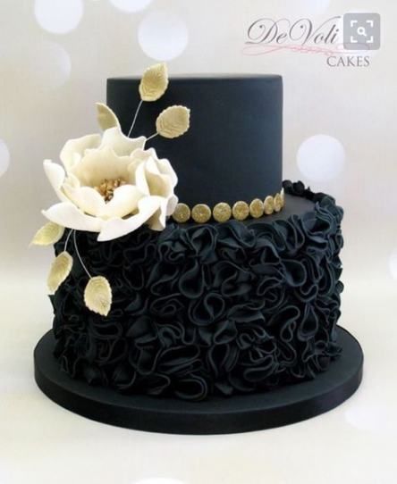 44 Best Ideas Wedding Cakes Black Gold Simple -   10 wedding Cakes black ideas