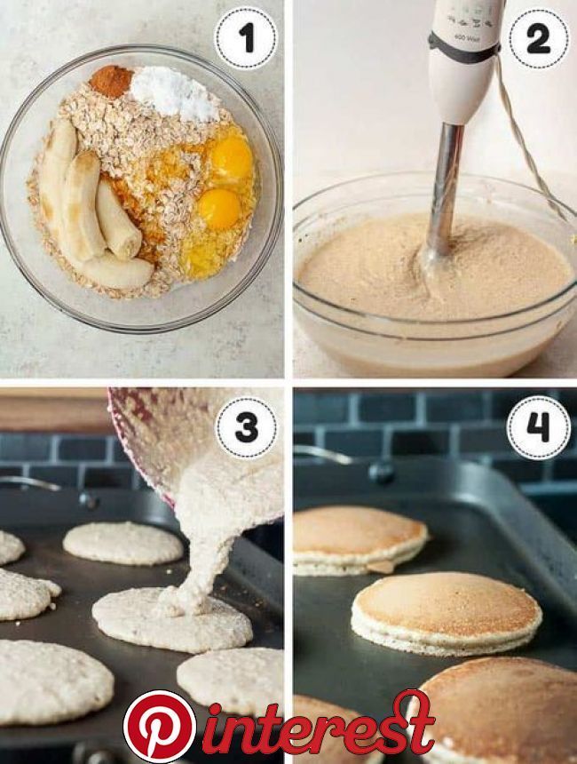 Fluffy Flourless Banana Pancakes -   11 fitness Videos recetas ideas