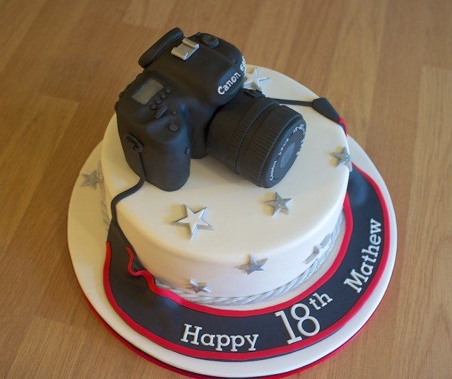 21+ Awesome Photo of Camera Birthday Cake -   11 fondant cake For Men ideas