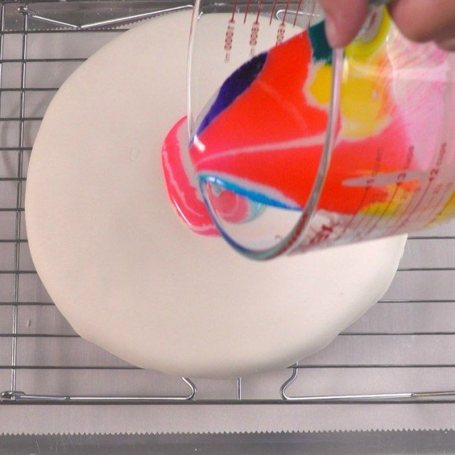 Here's a Colorful (and Shockingly Easy) Way to Decorate a Cake -   11 fondant cake For Men ideas