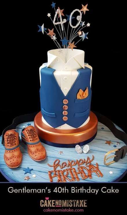 16+ ideas birthday party themes for adults men groom cake -   11 fondant cake For Men ideas