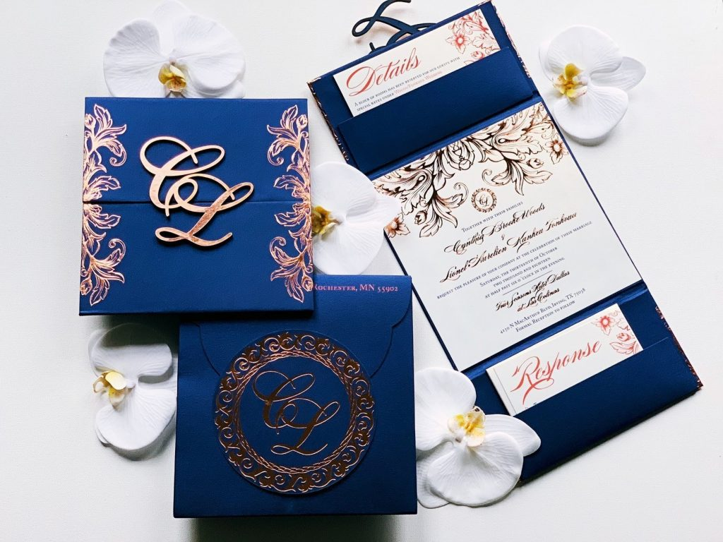 The Cynthia Gatefold -   11 muslim wedding Card ideas