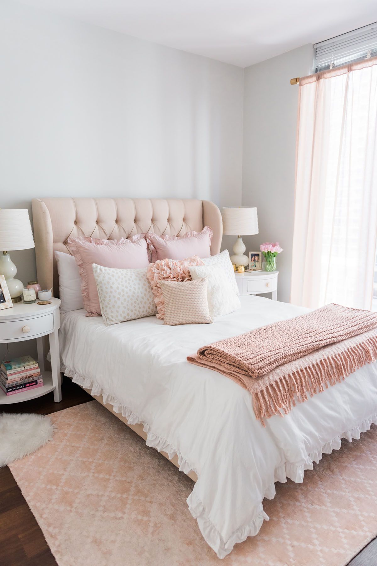 My Chicago Bedroom // Parisian Chic, Blush Pink -   11 room decor Chic girly ideas