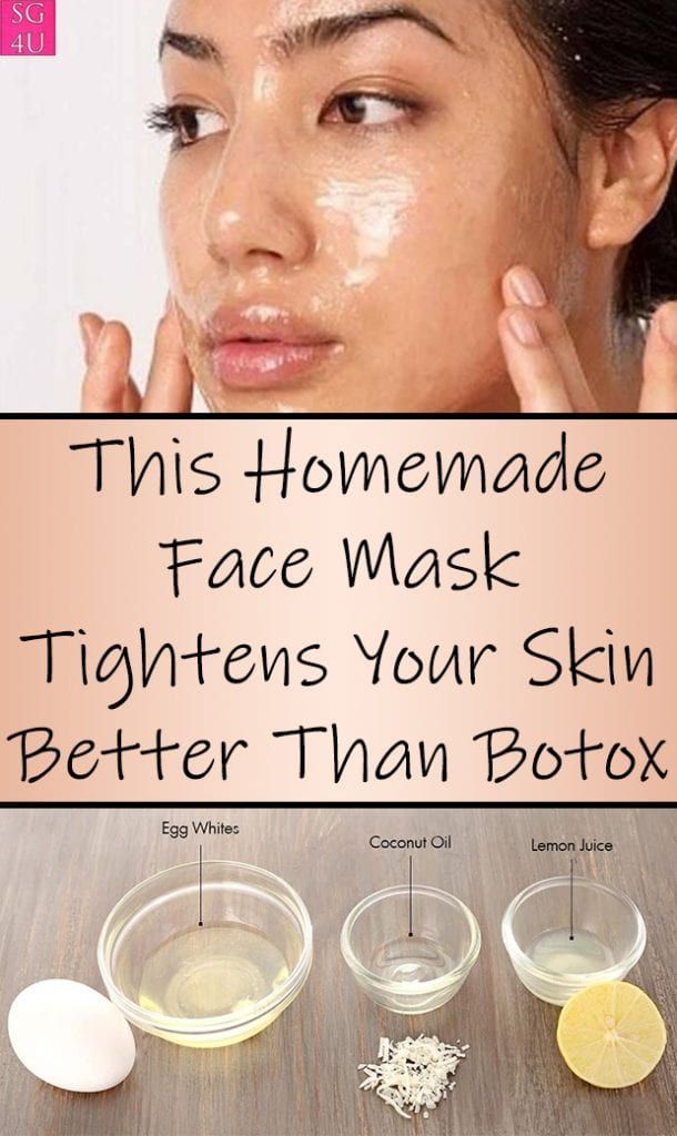 This Homemade Face Mask Tightens Your Skin Better Than Botox -   11 skin care Tips homemade ideas