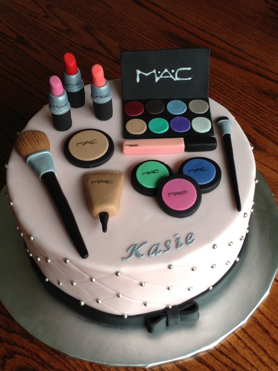32+ Beautiful Photo of Makeup Birthday Cake -   12 cake Designs birthday ideas