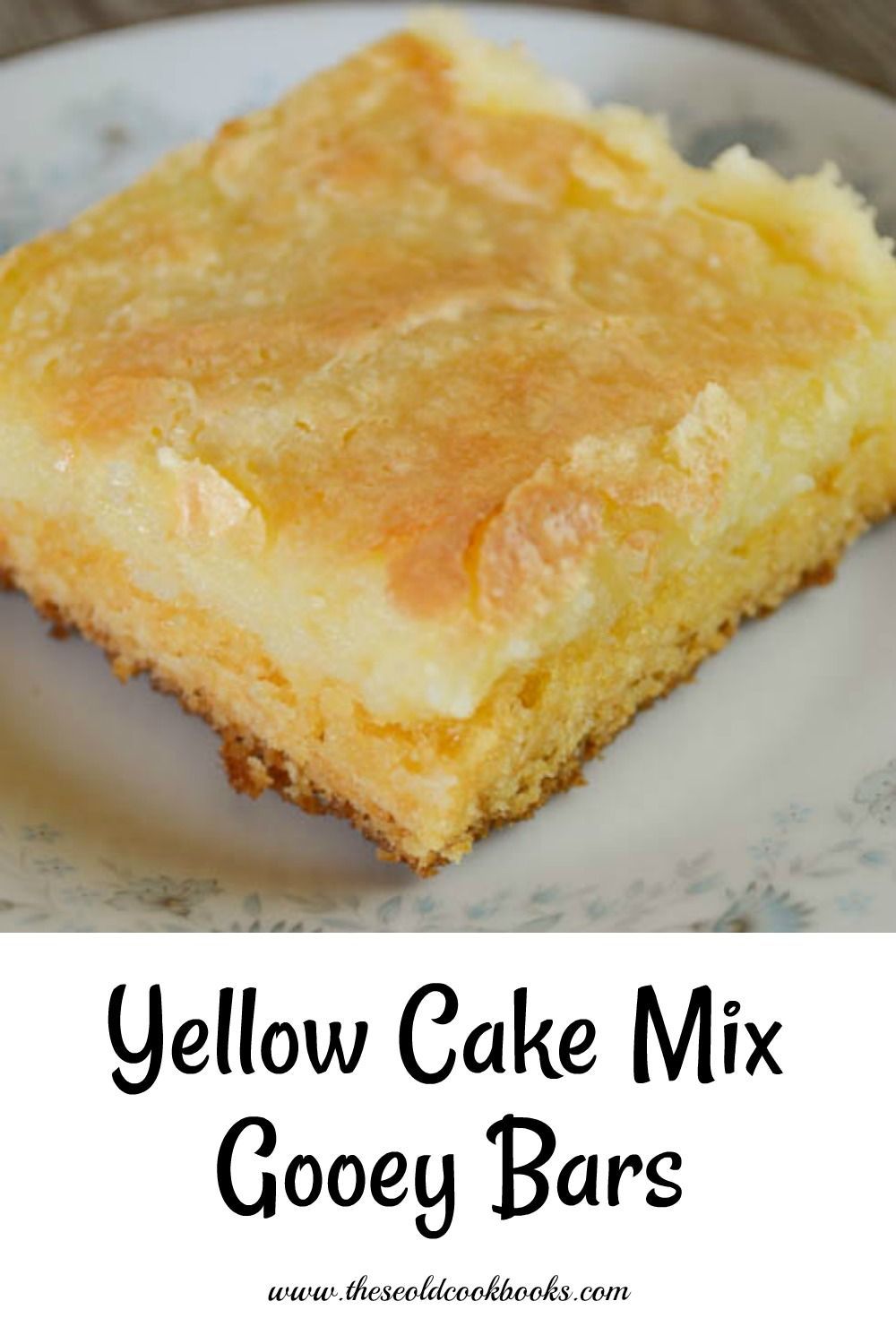 Yellow Cake Mix Gooey Bars -   12 cake Mix desserts ideas