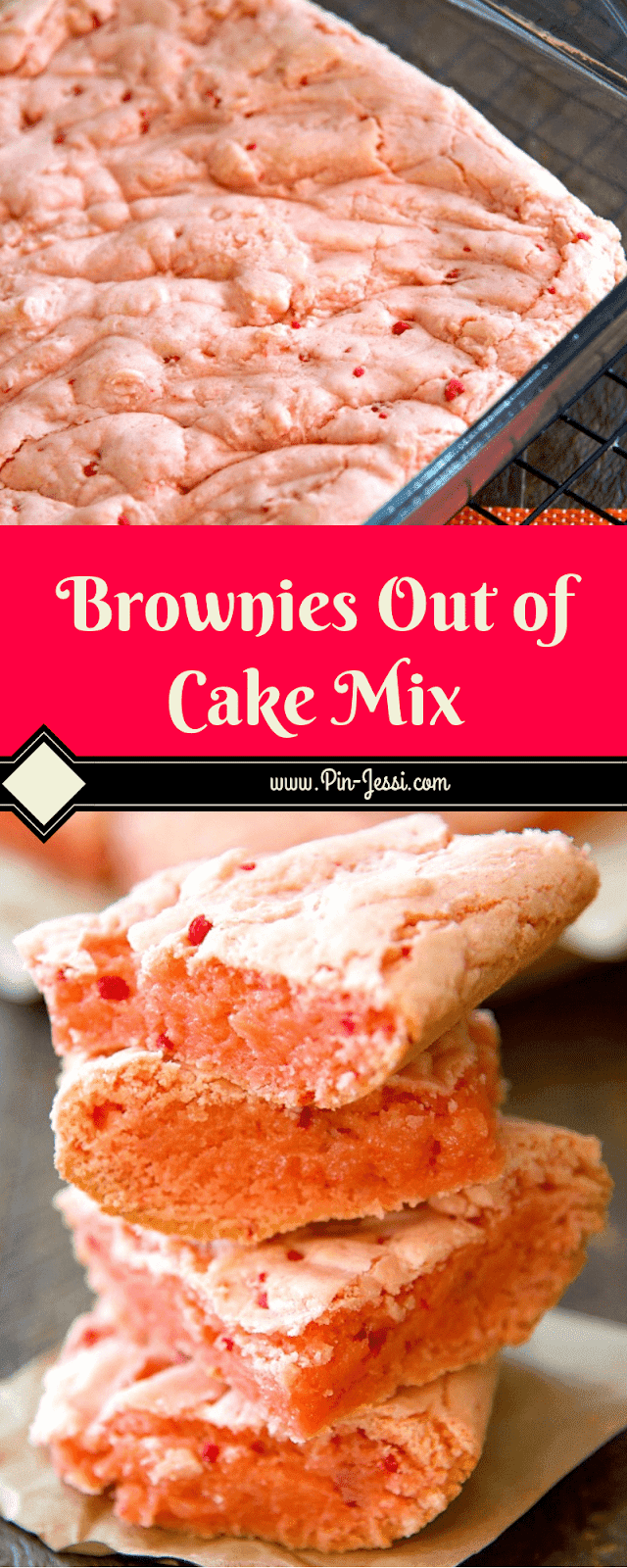 Brownies Out of Cake Mix Recipe -   12 cake Mix desserts ideas