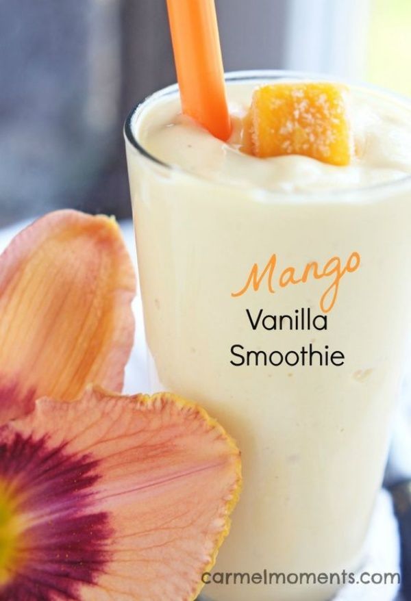 Mango Vanilla Smoothie -   12 diet Smoothie breakfast ideas