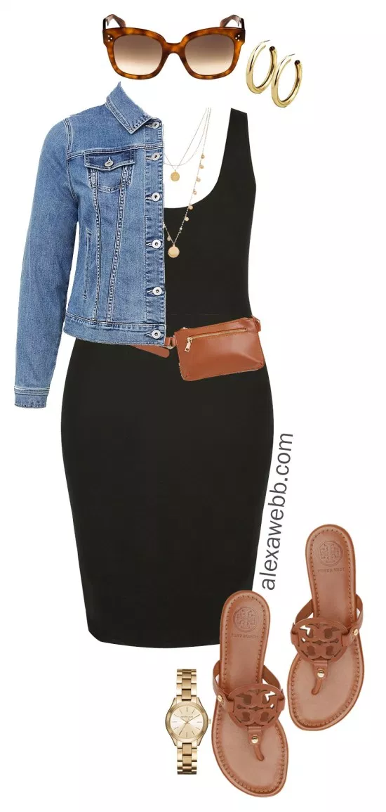 Plus Size Black Bodycon Dress Outfit Ideas -   12 dress Fashion belts ideas