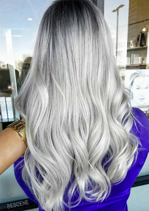 Silver Hair Trend: 51 Cool Grey Hair Colors & Tips for Going Gray -   12 grey hair Videos ideas