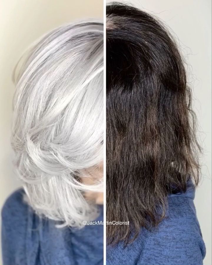 Silver icy hair, check the link below for a detailed formula. -   12 grey hair Videos ideas