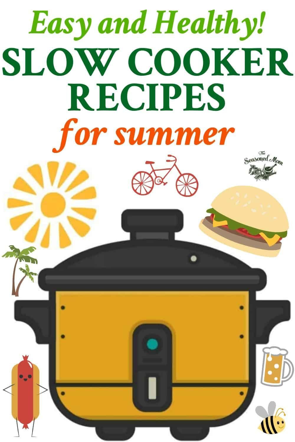 Easy Healthy Slow Cooker Recipes for Summer! -   12 healthy recipes Summer crock pot ideas