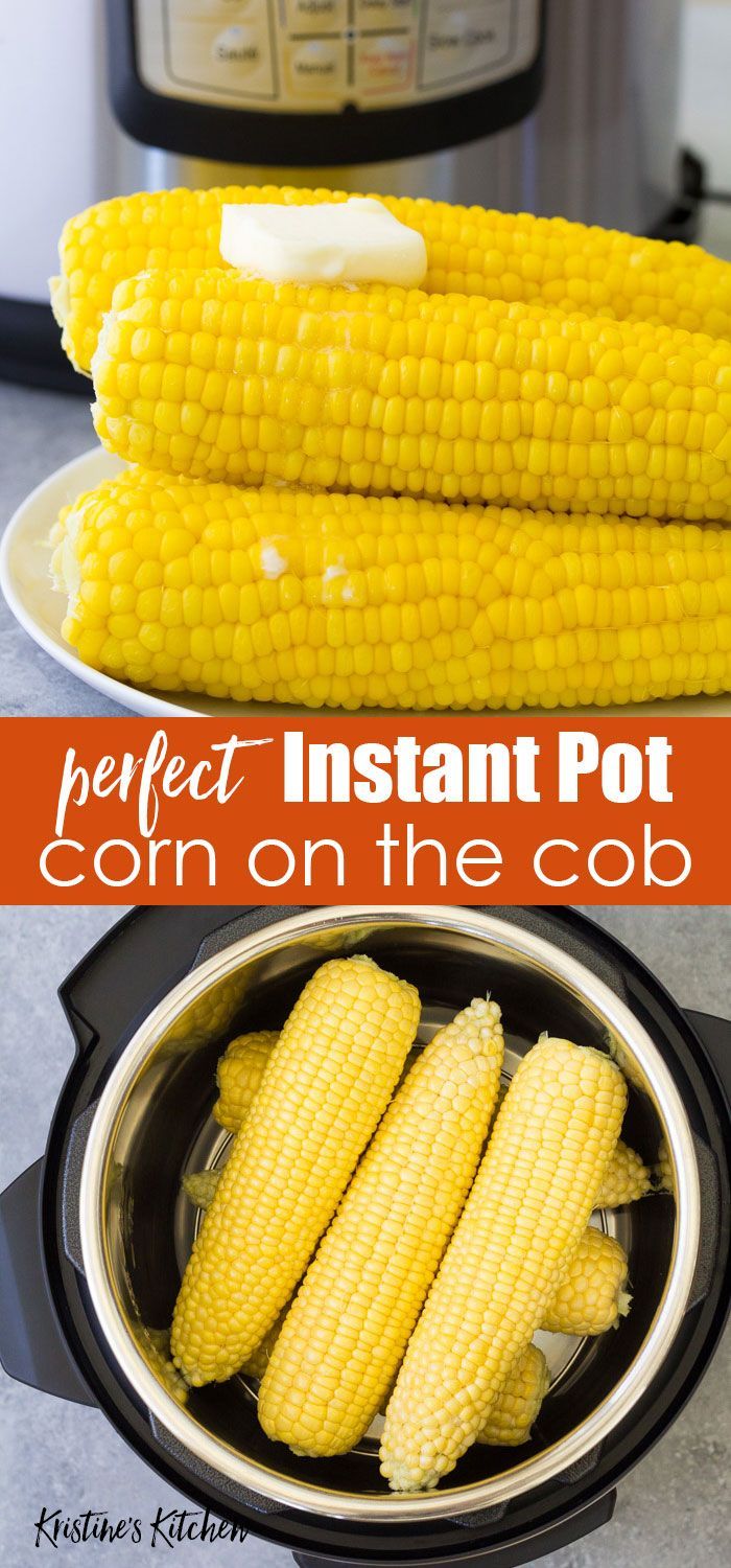 Instant Pot Corn on the Cob -   12 healthy recipes Summer crock pot ideas