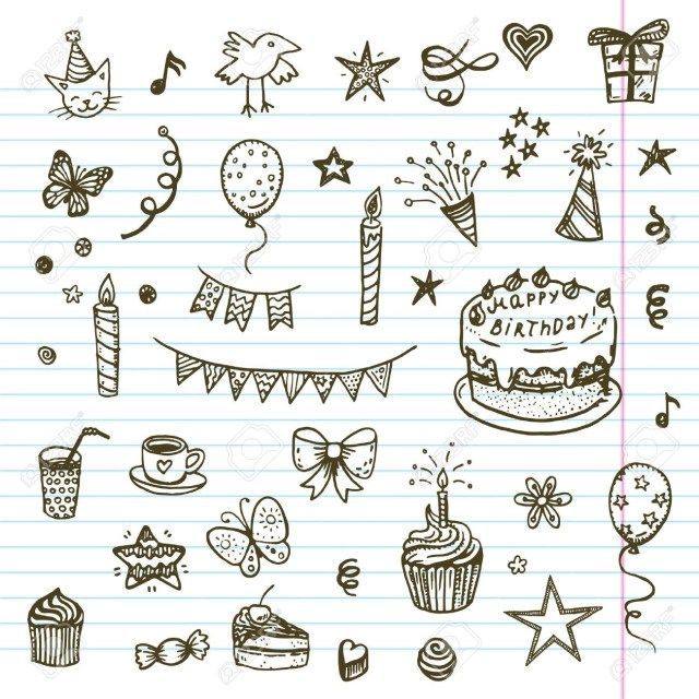 13 cake Drawing card ideas