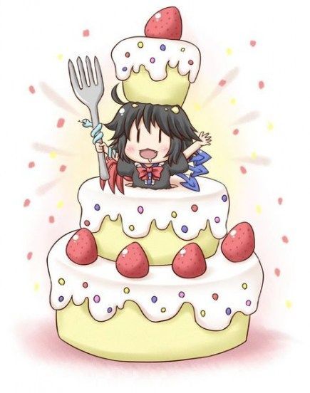 42+ Ideas Birthday Cake Drawing Anime -   13 cake Drawing card ideas