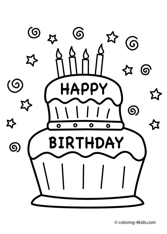 32+ Awesome Image of Birthday Cake Drawing -   13 cake Drawing card ideas